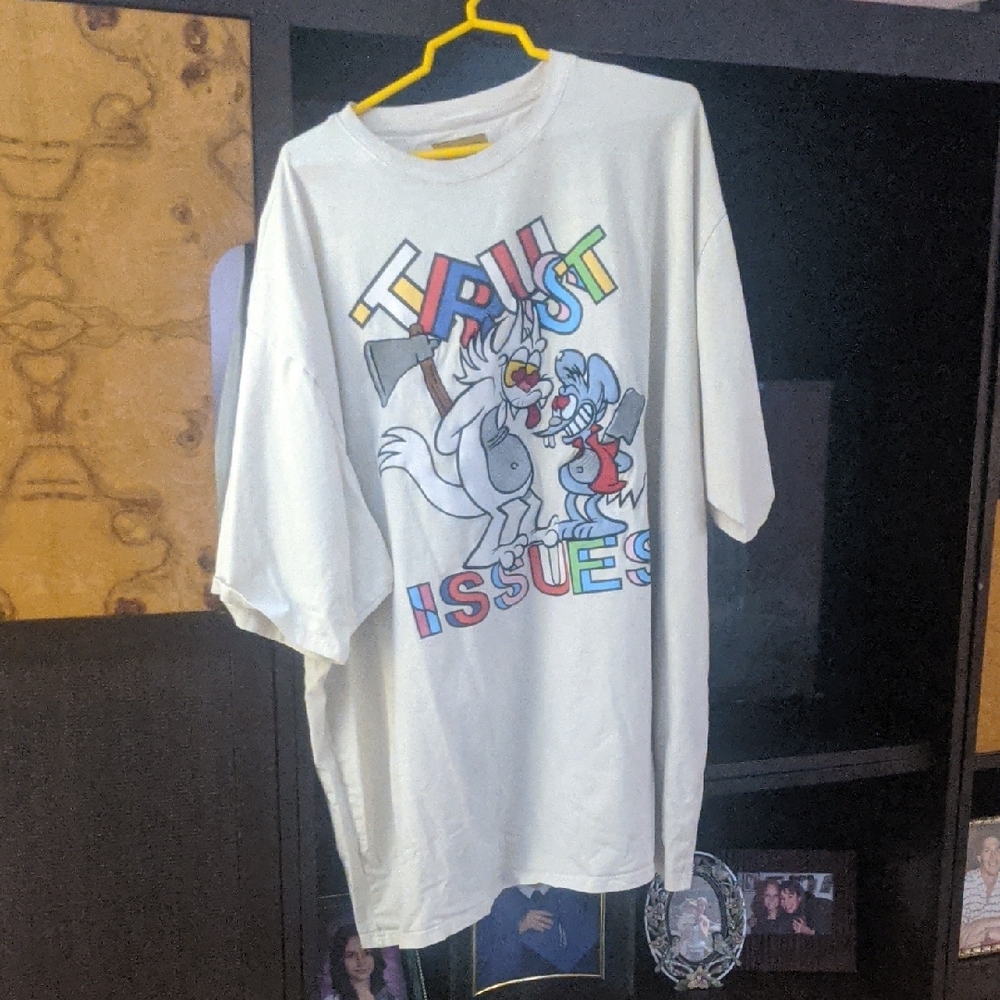 Graphic Trust Issues White T-Shirt